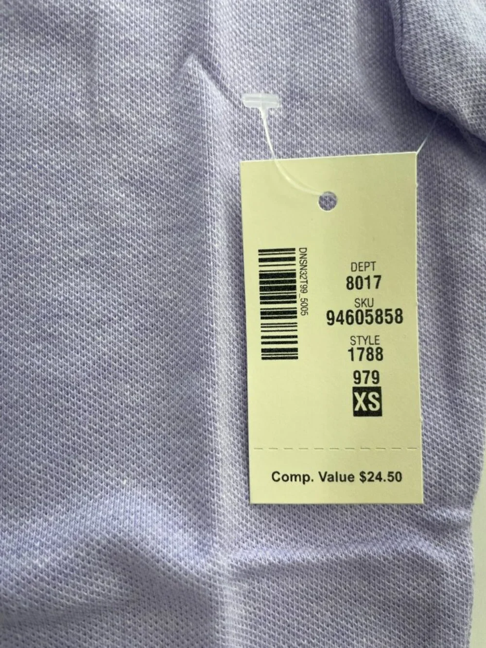 Aeropostale Lavender Polo Casual Shirt A87 Logo Cotton Blend Women's Sz XS NWT - Picture 4 of 5